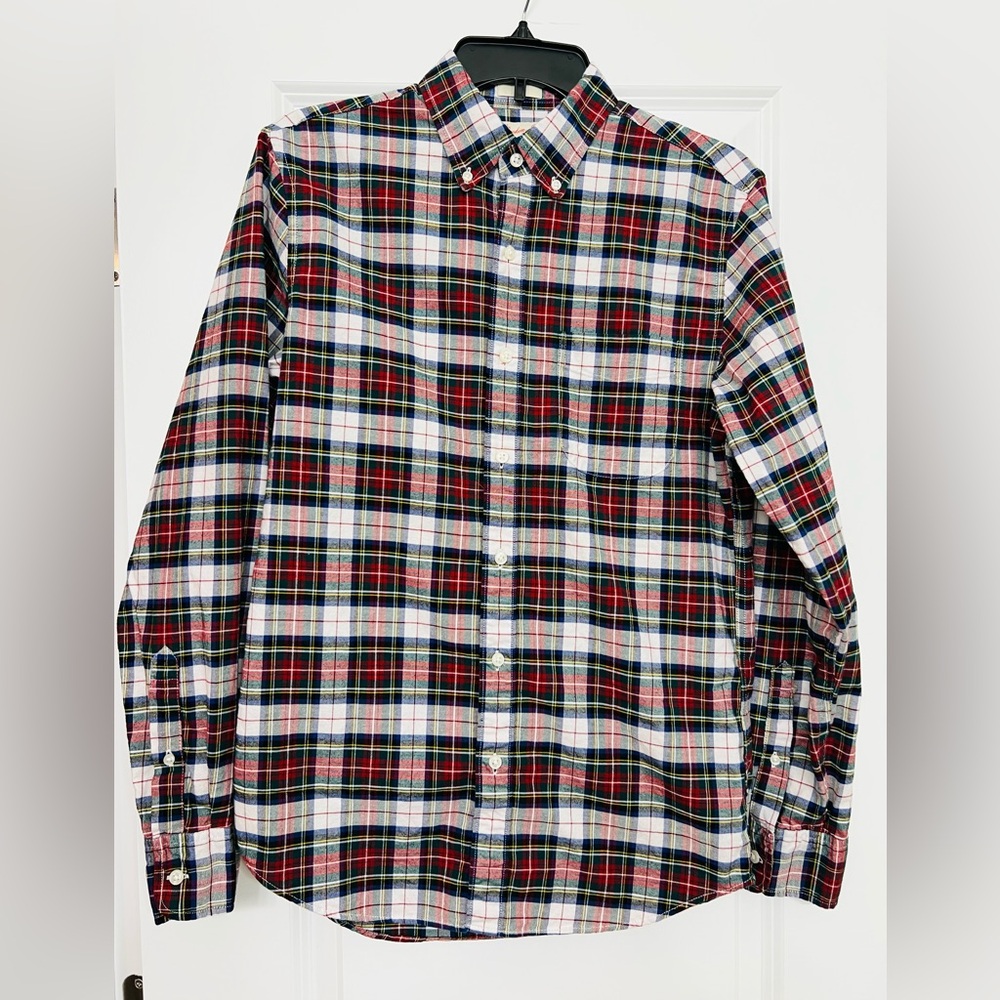 J. Crew Multicolor Plaid Button Down Shirt